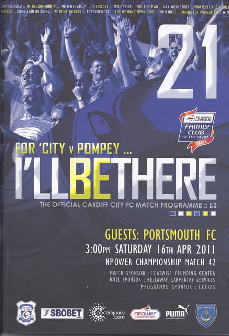 Cardiff City FC v Portsmouth FC